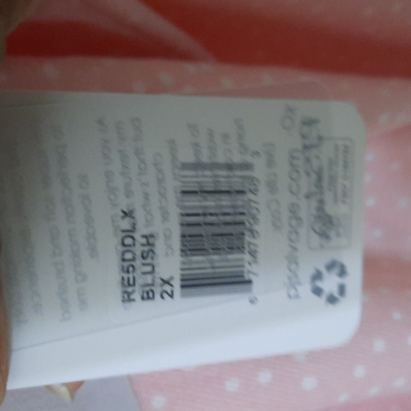 NWT P.J.SALVAGE BLUSH/WHITE POLKA DOT TOP SZ 2X, Perfect for Valentine’s Day! 🩷 - Picture 5 of 14